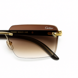 Cater - Rimless - Wooden Texture - UV Protected