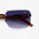 Cater - Rimless - Wooden Texture - UV Protected