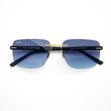 R.Bin BLUE - Rimless Sunglass - Daily Wear - Fiber Sticks- Flexible- UV Protected.