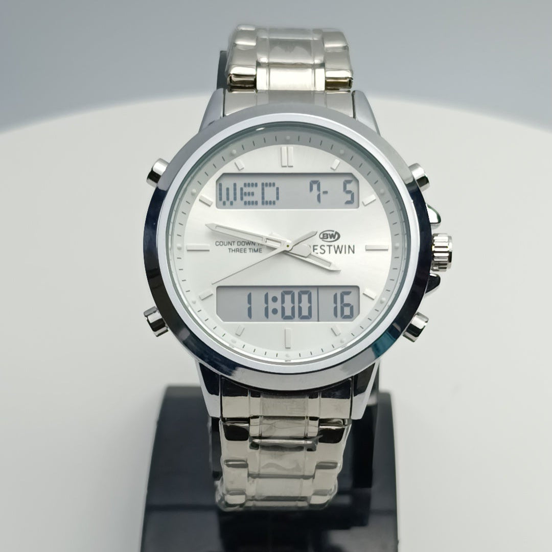 Bestwin Dual time silver