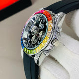 RLX Rainbow Oyester Crystal β Gold Finish | Date | Warranty