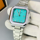 Patek Style Nautilus Watch | AA Quality | Date Display | 6-Month Warranty (Tiffany Blue)
