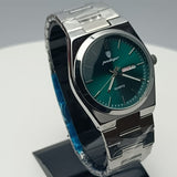 Poedagar Quartz Watch | Stainless Steel Strap | Day & Date Display (Tiffany Blue)