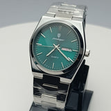 Poedagar Quartz Watch | Stainless Steel Strap | Day & Date Display (Tiffany Blue)