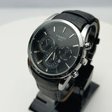 TISSOT Inspired - Date Only - Black Silver