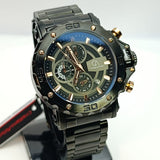 Cristiano Ailien Chronograph | Full Chrono Working | Stainless Steel Strap