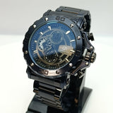 Cristiano Ailien Chronograph | Full Chrono Working | Stainless Steel Strap