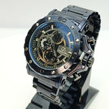 Cristiano Ailien Chronograph | Full Chrono Working | Stainless Steel Strap (Navy Blue)