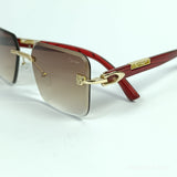 Carter - Rimless - Wooden Texture
