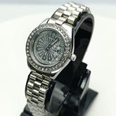 Proking Original Ladies Luxury Crystal Watch – Date (Grey) - Year Warranty