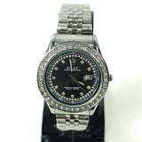 Luxury Stone Bezel Men’s Watch – Date - 6 Months Warranty