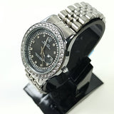 Luxury Stone Bezel Men’s Watch – Date - 6 Months Warranty