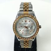 Luxury Stone Bezel Men’s Watch – Date - 6 Months Warranty