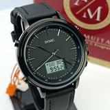 Skmei Original Dual Time Watch | Japanese Movement (Black) | Warranty