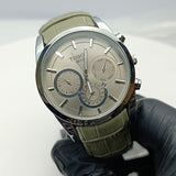 TISSOT Inspired - Date Only - Olive Green