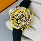 RLX Tiger Crystal – Gold Finish | Date | Warranty