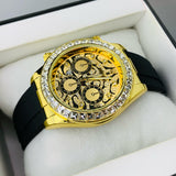 RLX Tiger Crystal β Gold Finish | Date | Warranty