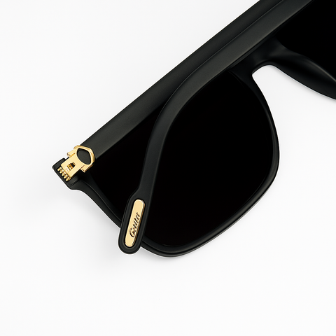 Cartier - Polarized + UV- Black & Golden