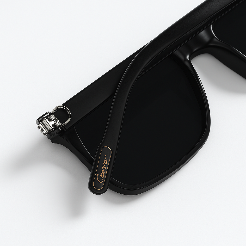 Carter - Polarized & UV - Black & Silver