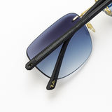 R.Bin BLUE - Rimless Sunglass - Daily Wear - Fiber Sticks- Flexible- UV Protected.