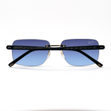 R.Bin BLUE - Rimless Sunglass - Daily Wear - Fiber Sticks- Flexible- UV Protected.