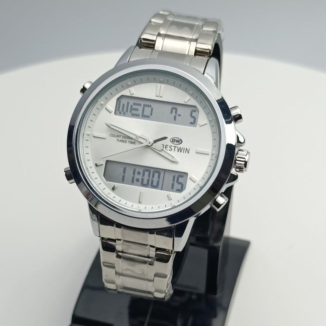 Bestwin Dual time silver