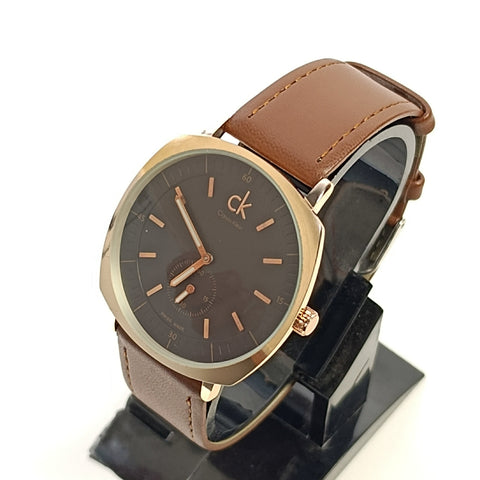 CK-3929 Chrono - Day & Date - Strap + Free Magnet Chain