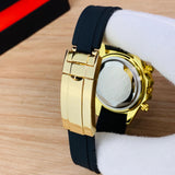 RLX Rainbow Skeleton Crystal – Gold Finish | Date | Warranty
