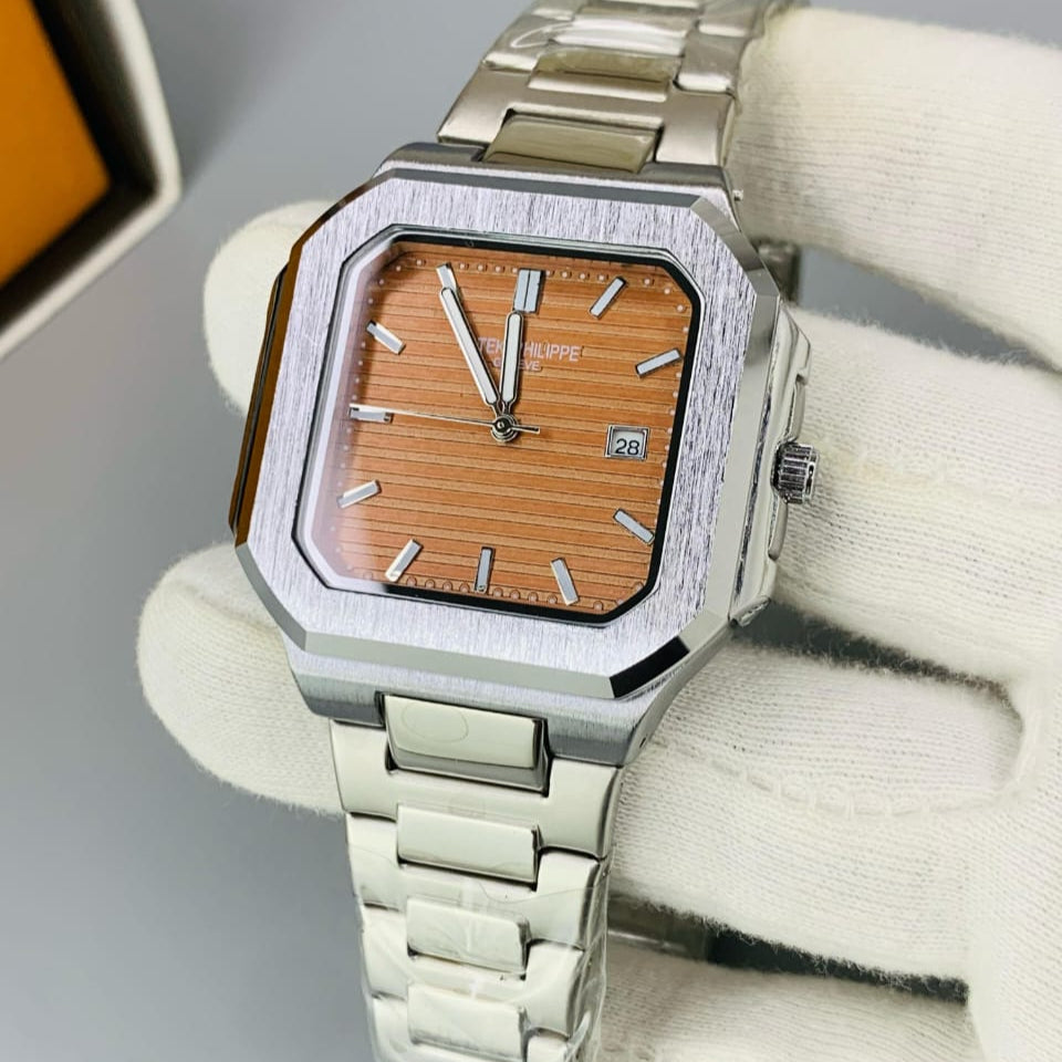 Patek Style Nautilus Watch |  AA Quality | Date Display | 6-Month Warranty