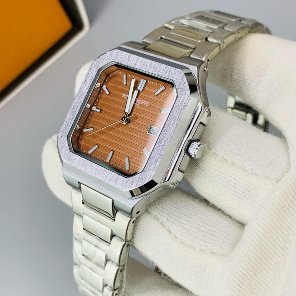 Patek Style Nautilus Watch |  AA Quality | Date Display | 6-Month Warranty