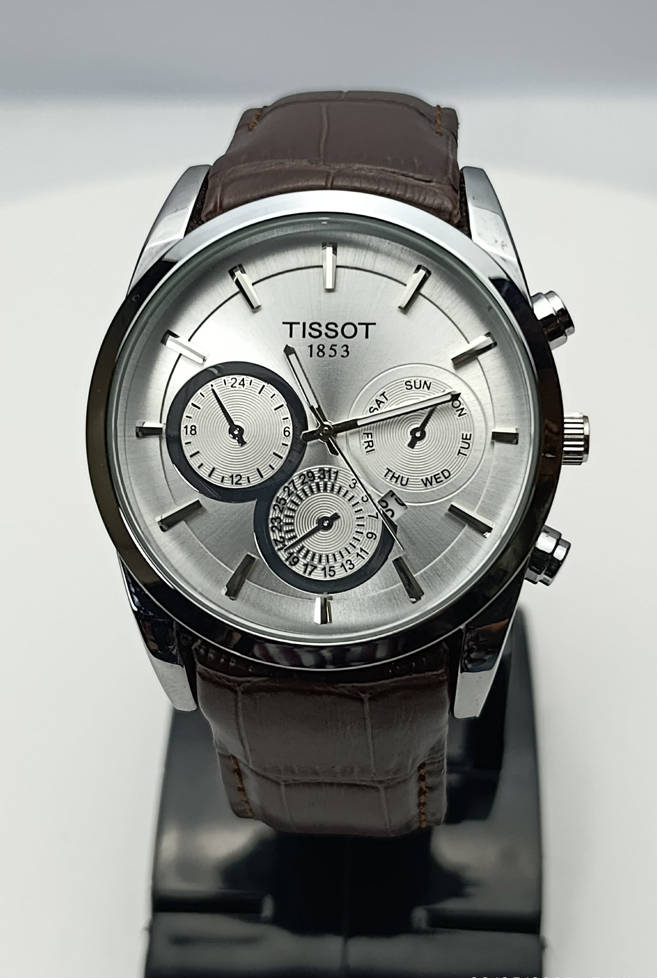 TISSOT Inspired - Date Only - Silver
