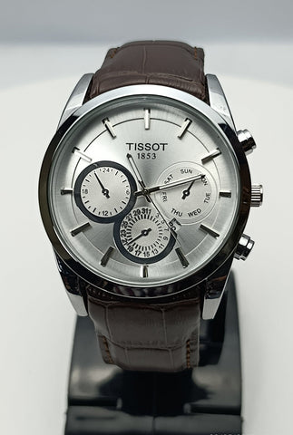 TISSOT Inspired - Date Only - Silver