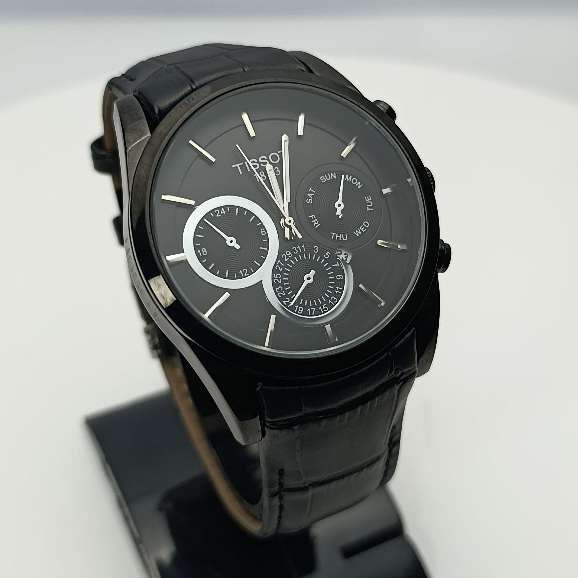TISSOT Inspired - Date Only - Black