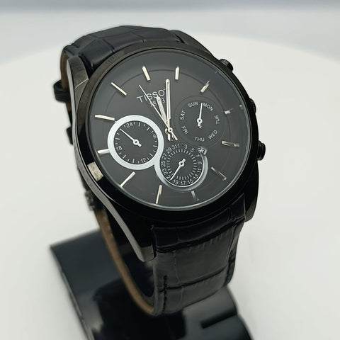 TISSOT Inspired - Date Only - Black