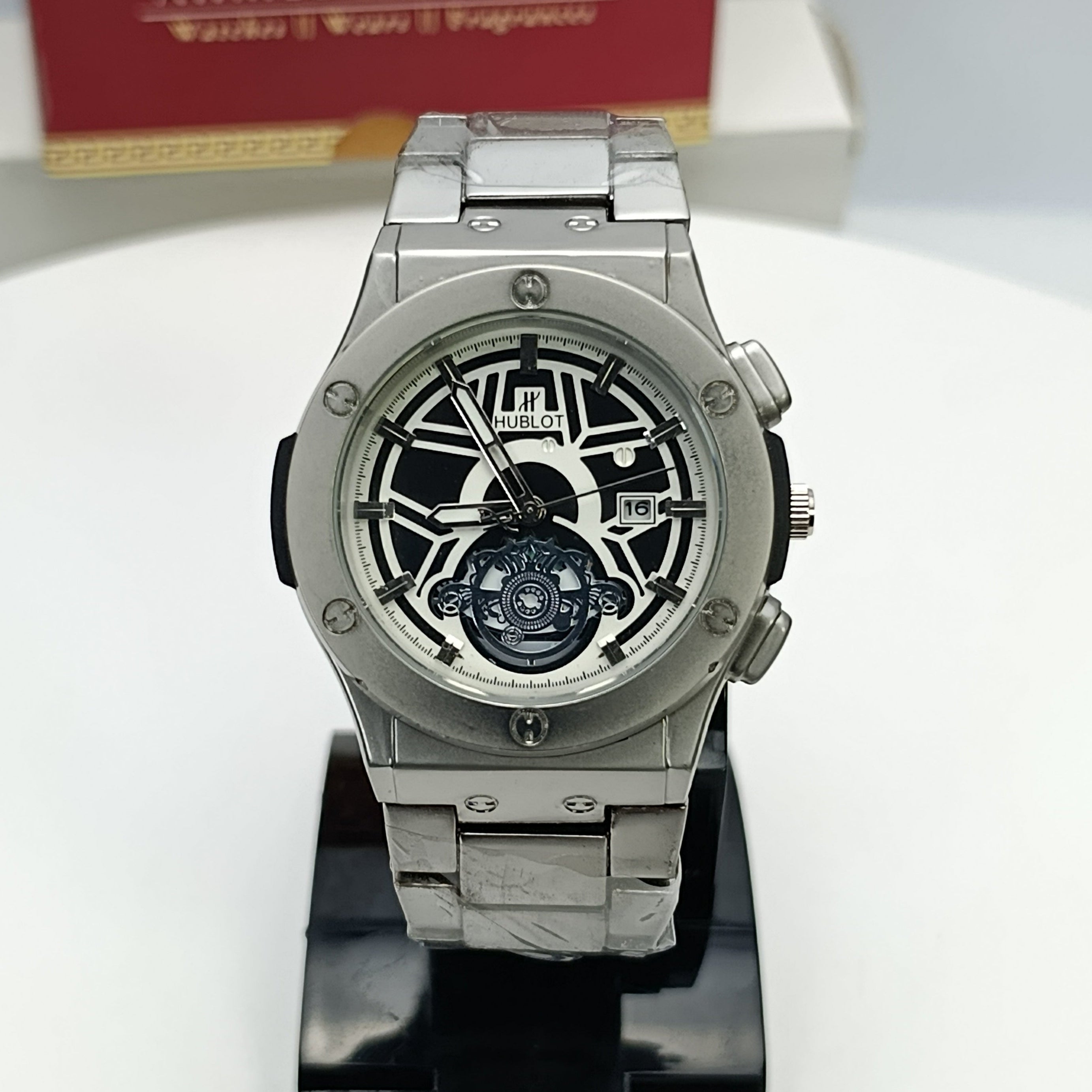 Hub-lot Skeleton Style | Date Display (Silver)