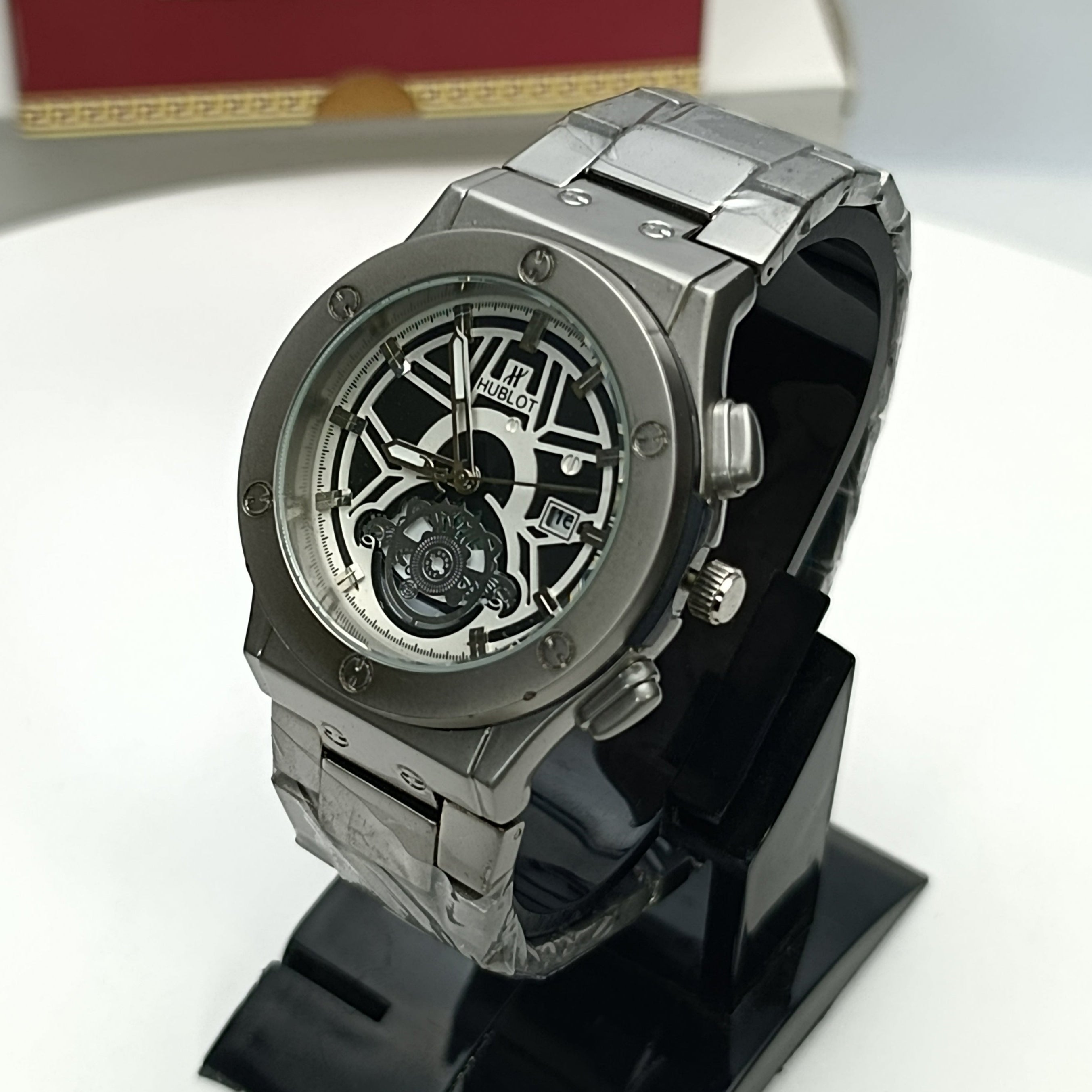 Hub-lot Skeleton Style | Date Display (Silver)