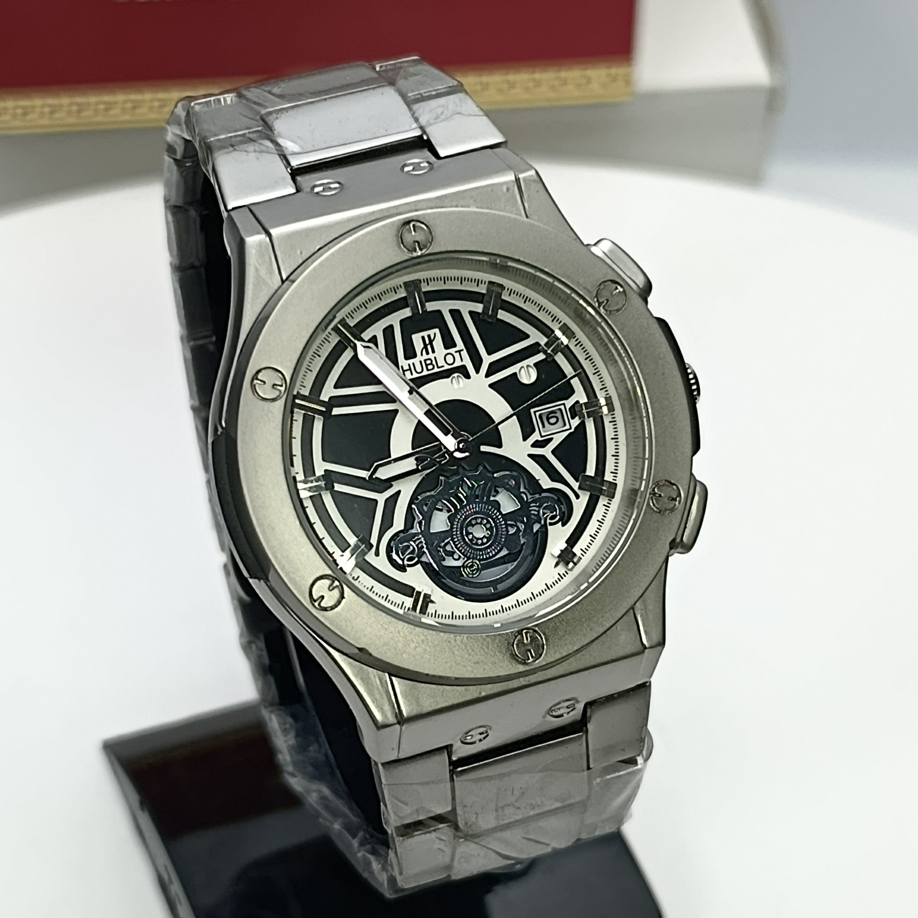 Hub-lot Skeleton Style | Date Display (Silver)