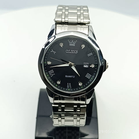 OLEVS Original 5815-G | Diamond-Cut Glass | Date | Year Warranty