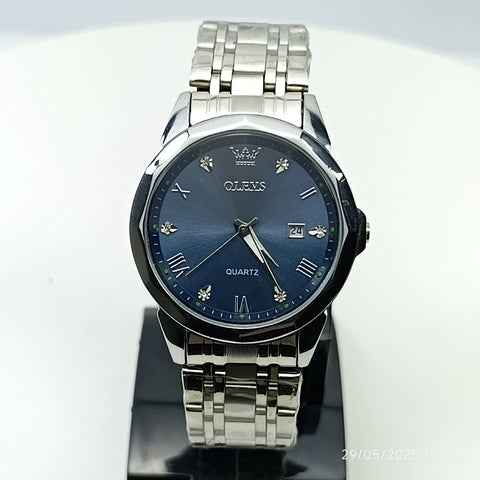 OLEVS Original 5815-G | Diamond-Cut Glass | Date | Year Warranty
