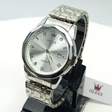 OLEVS Original 5815-G | Diamond-Cut Glass | Date | 6 Months Warranty