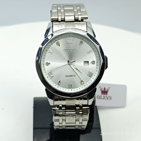 OLEVS Original 5815-G | Diamond-Cut Glass | Date | Year Warranty