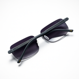 R.Bin Grey - Rimless Sunglass - Daily Wear - Fiber Sticks- Flexible- UV Protected.
