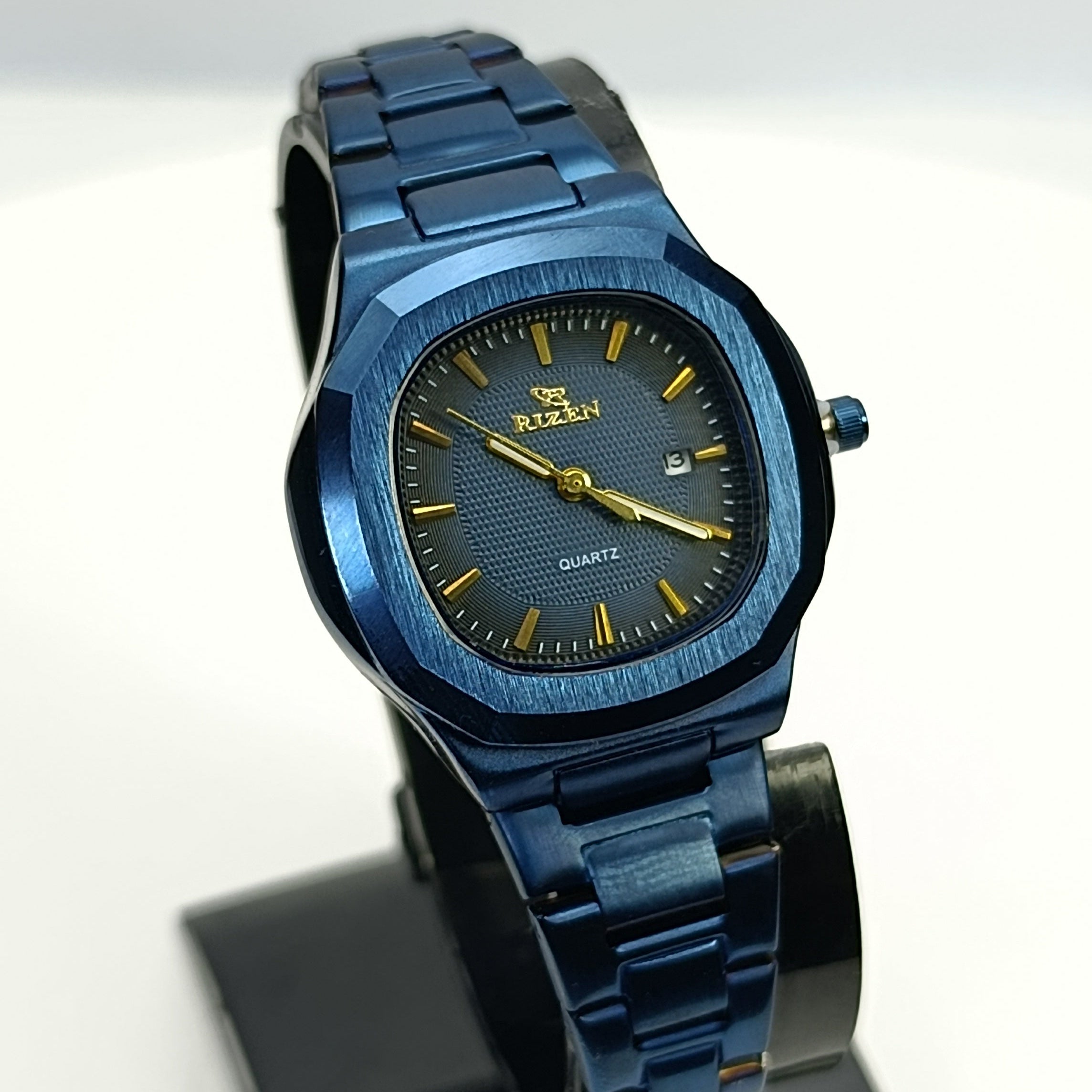RIZEN Original RZ-757L Ladies Nautilus – Date | Luxury Look | Navy Blue
