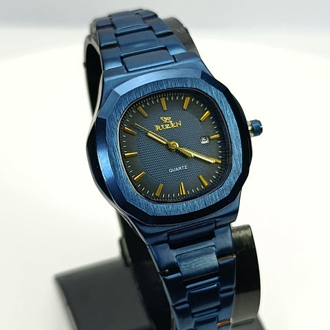 RIZEN Original RZ-757L Ladies Nautilus – Date | Luxury Look | Navy Blue