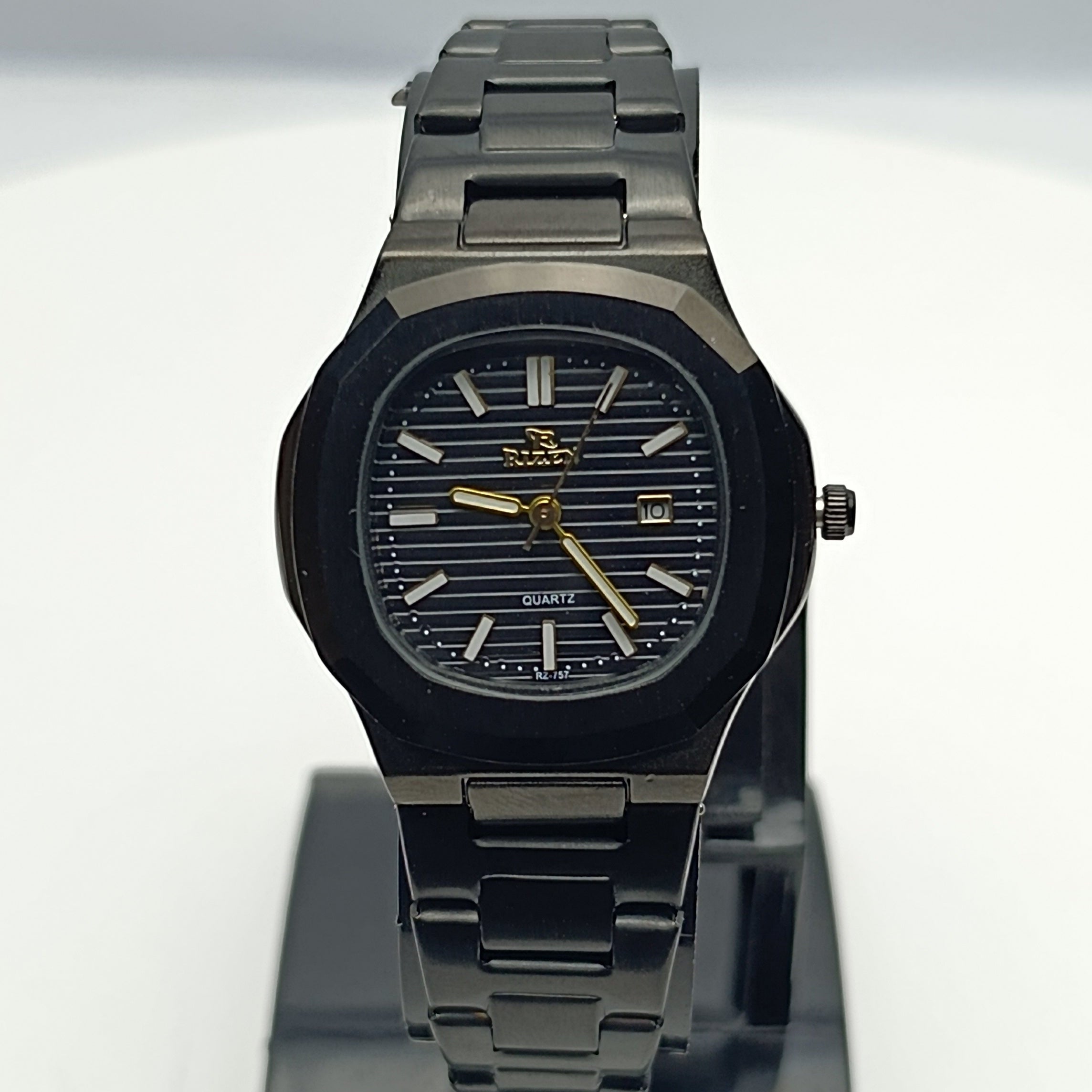 RIZEN Original RZ-757L Ladies Nautilus – Date | Luxury Black
