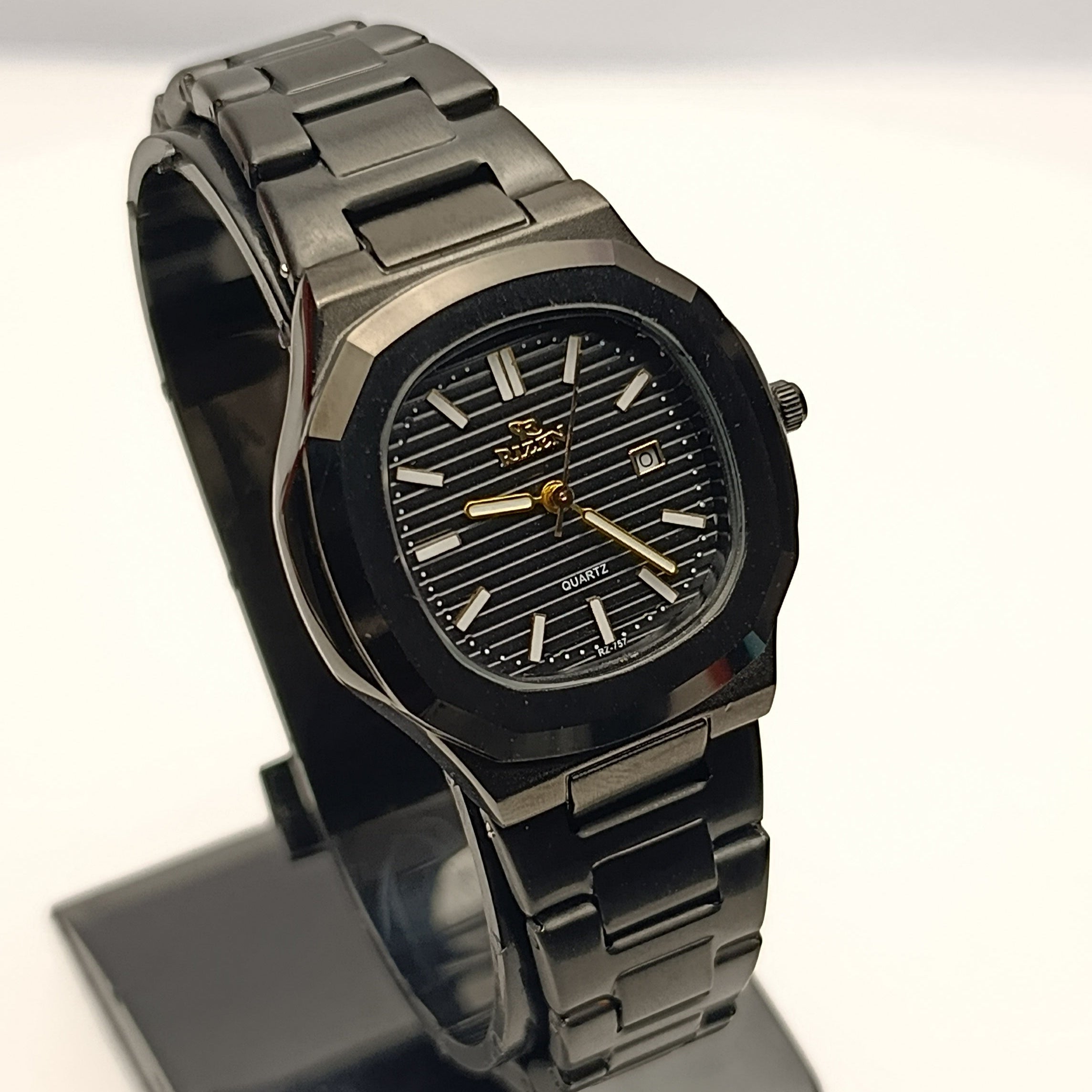 RIZEN Original RZ-757L Ladies Nautilus – Date | Luxury Black