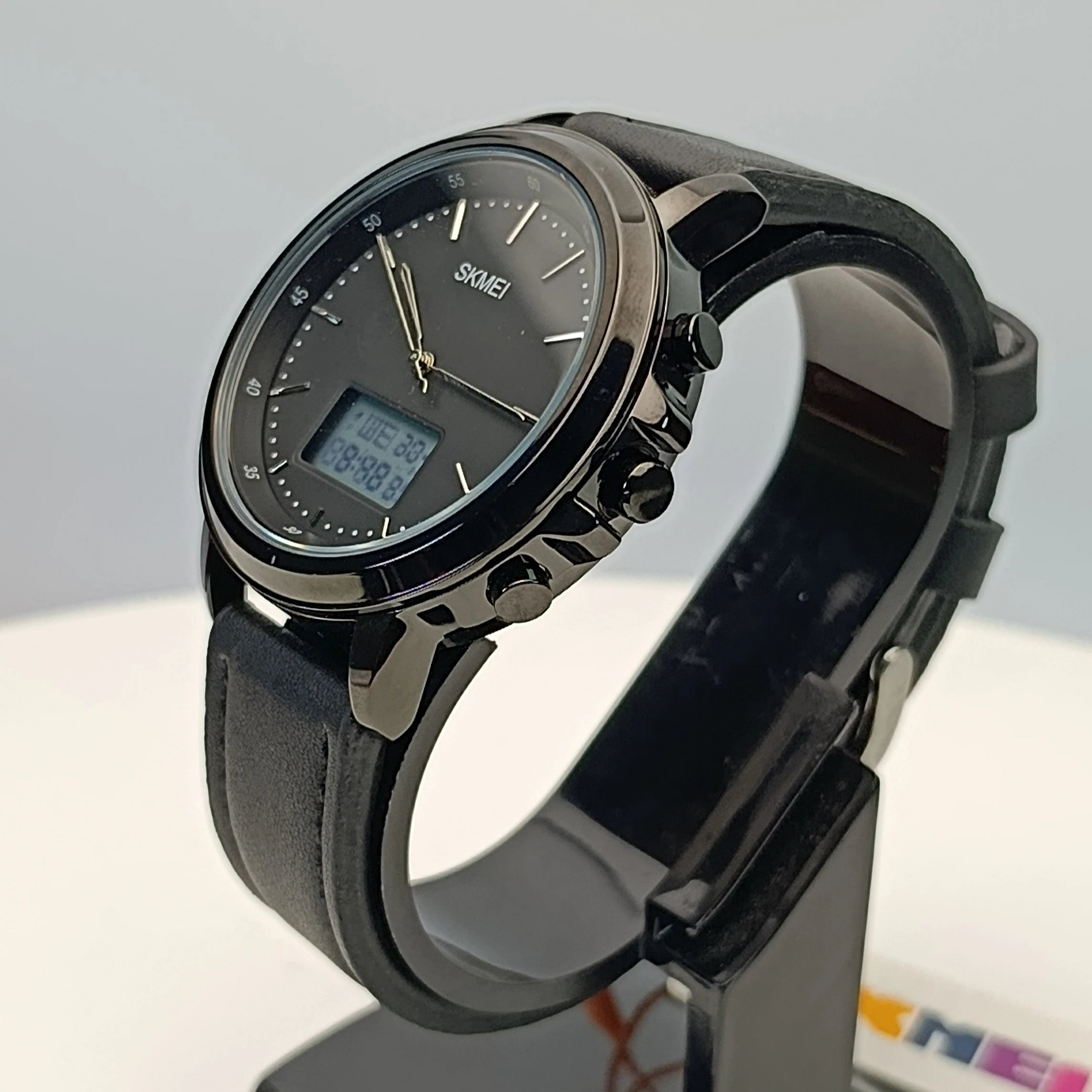 Skmei Original Dual Time Watch | Japanese Movement (Black) | Warranty