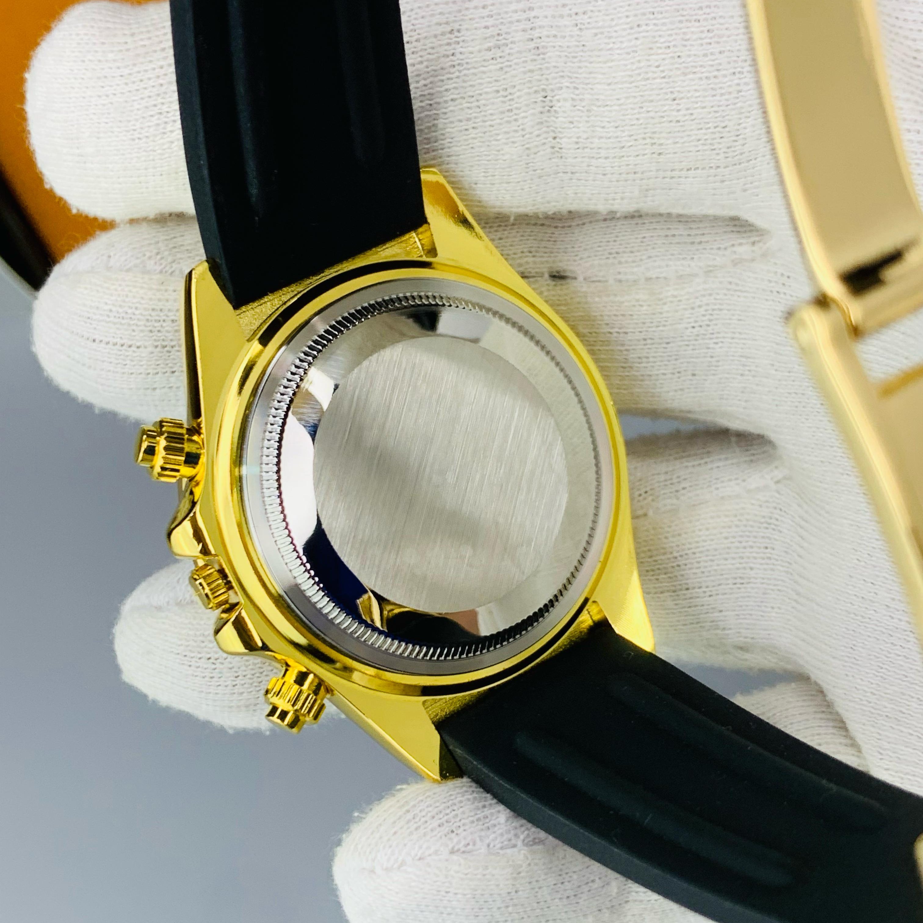 RLX Oyester Crystal – Gold Finish | Date | Warranty