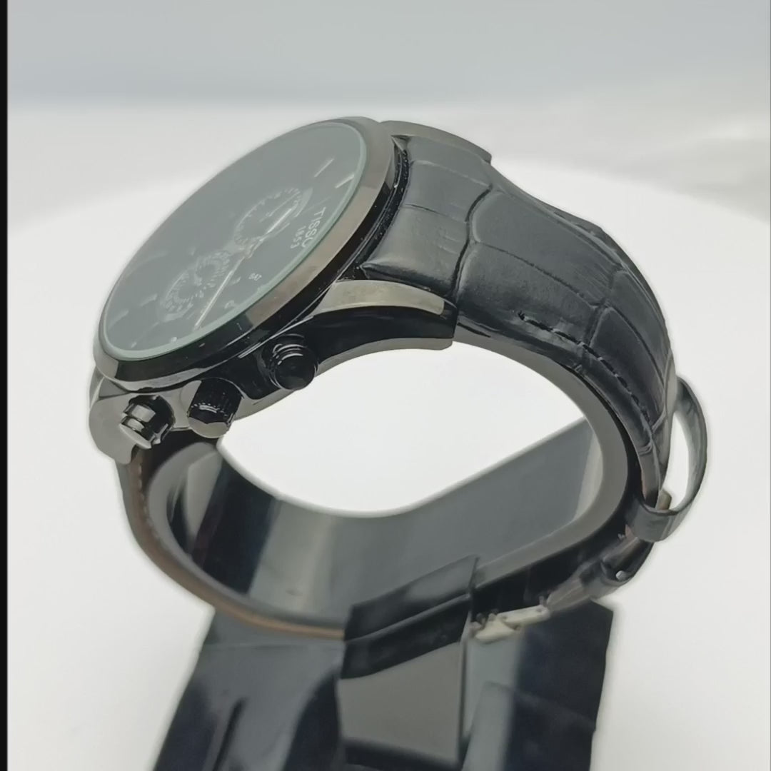 TISSOT Inspired - Date Only - Black