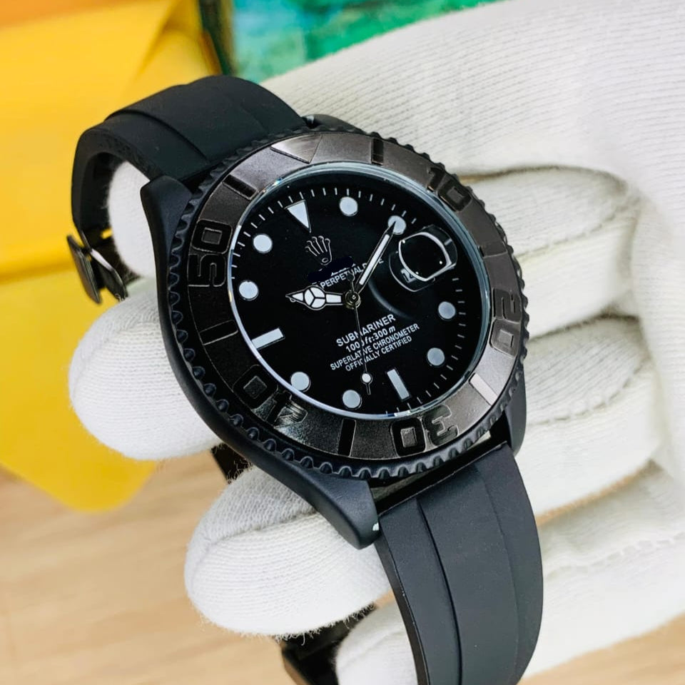 RX Yacht Master ⌚ Big Case | Rubber Strap | Date Function